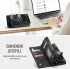 CaseMe 008 Samsung Galaxy S25 Edge Hoesje 2-in-1 Book Case en Back Cover Zwart afbeelding 5