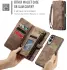 CaseMe 008 Samsung Galaxy S25 Edge Hoesje 2-in-1 Book Case en Back Cover Bruin afbeelding 4