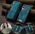 CaseMe 008 Samsung Galaxy S25 Edge Hoesje 2-in-1 Book Case en Back Cover Blauw afbeelding 6