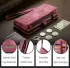 CaseMe 008 Samsung Galaxy S25 Edge Hoesje 2-in-1 Book Case en Back Cover Rood afbeelding 9