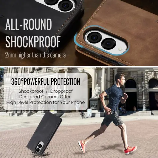 CaseMe 013 Samsung Galaxy S25 Edge Hoesje Book Case met Standaard Zwart afbeelding 8