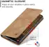 CaseMe 013 Samsung Galaxy S25 Edge Hoesje Book Case met Standaard Bruin afbeelding 10