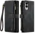 CaseMe C30 Samsung Galaxy S25 Edge Hoesje Pasjeshouder Book Case Zwart afbeelding 1
