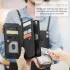 CaseMe C30 Samsung Galaxy S25 Edge Hoesje Pasjeshouder Book Case Zwart afbeelding 5