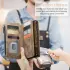 CaseMe C30 Samsung Galaxy S25 Edge Hoesje Pasjeshouder Book Case Bruin afbeelding 5