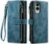 CaseMe C30 Samsung Galaxy S25 Edge Hoesje Pasjeshouder Book Case Blauw