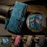 CaseMe C30 Samsung Galaxy S25 Edge Hoesje Pasjeshouder Book Case Blauw afbeelding 10