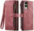 CaseMe C30 Samsung Galaxy S25 Edge Hoesje Pasjeshouder Book Case Rood