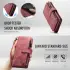 CaseMe C30 Samsung Galaxy S25 Edge Hoesje Pasjeshouder Book Case Rood afbeelding 9