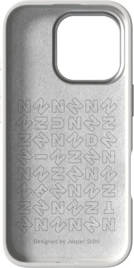 Nudient Bold Case Apple iPhone 16 Pro Hoesje Siliconen met MagSafe Wit afbeelding 2