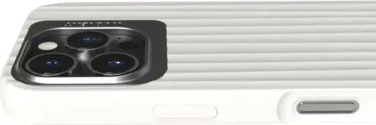 Nudient Bold Case Apple iPhone 16 Pro Hoesje Siliconen met MagSafe Wit afbeelding 5