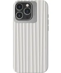 Nudient Bold Case Apple iPhone 16 Pro Max Hoesje Siliconen met MagSafe Wit afbeelding
