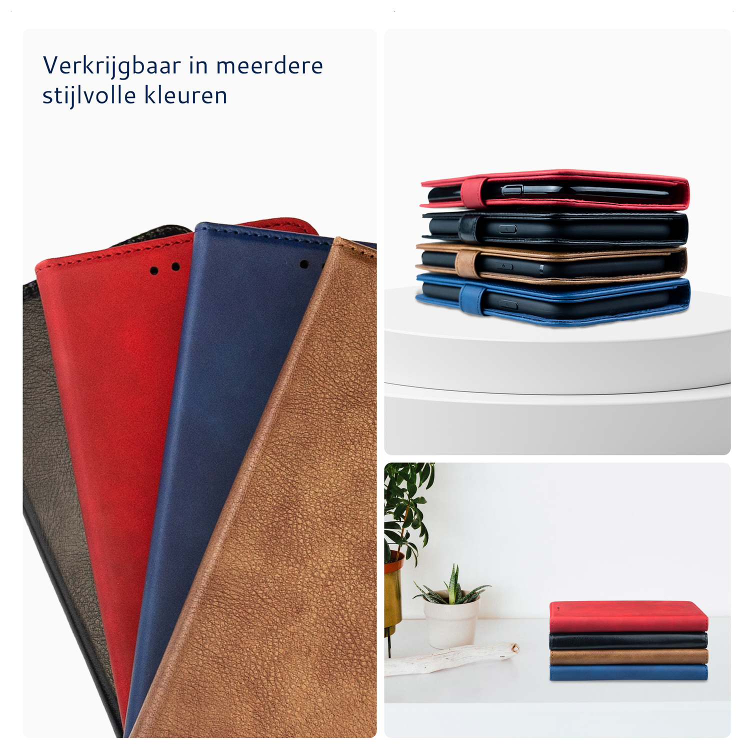 Rosso Element Samsung Galaxy Z Fold 7 Hoesje Book Case Wallet Rood afbeelding 4