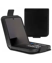 Rosso Element Samsung Galaxy Z Flip 7 Hoesje Book Case Wallet Zwart afbeelding