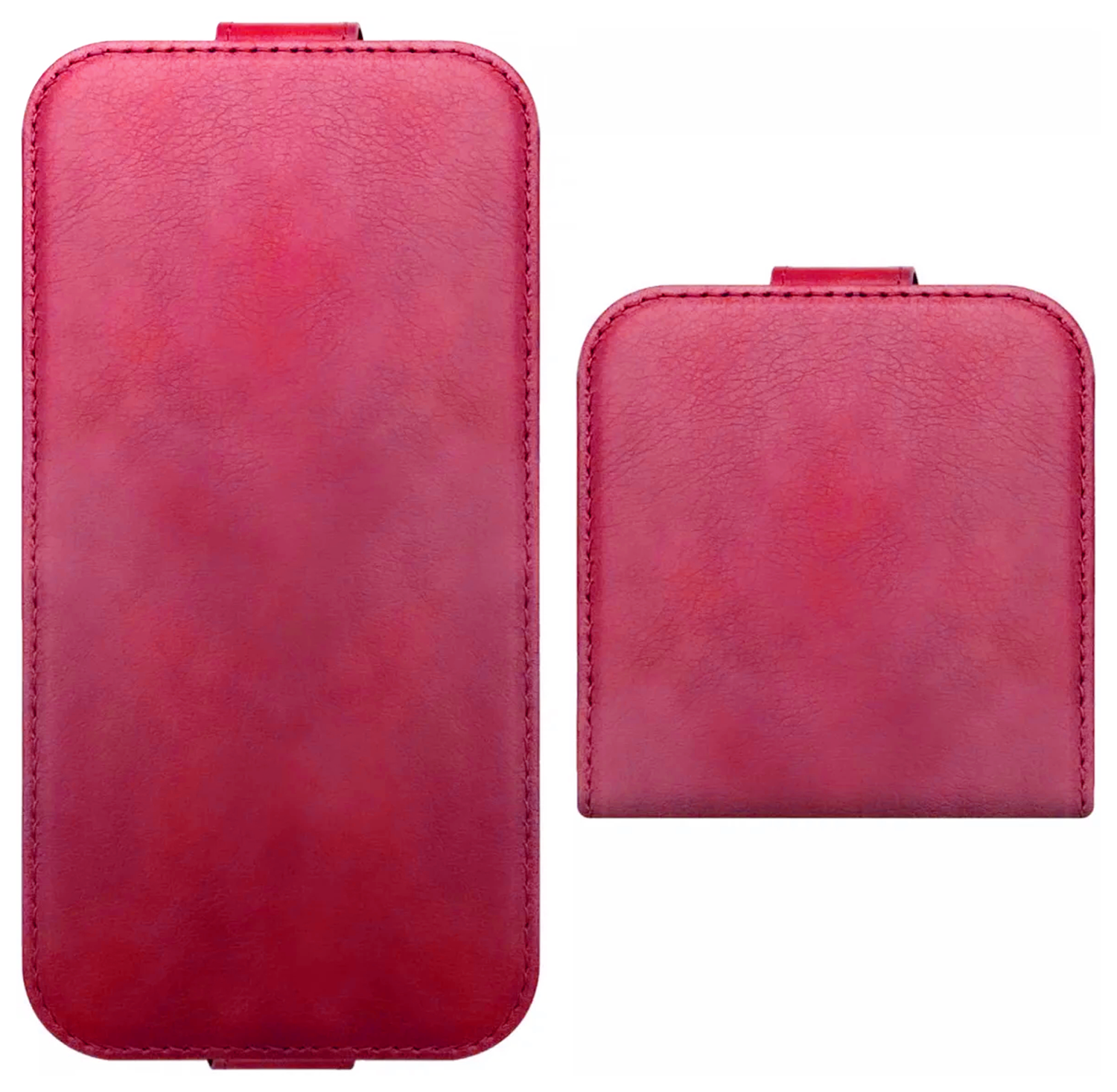 Rosso Element Samsung Galaxy Z Flip 7 Hoesje Book Case Wallet Rood afbeelding 4