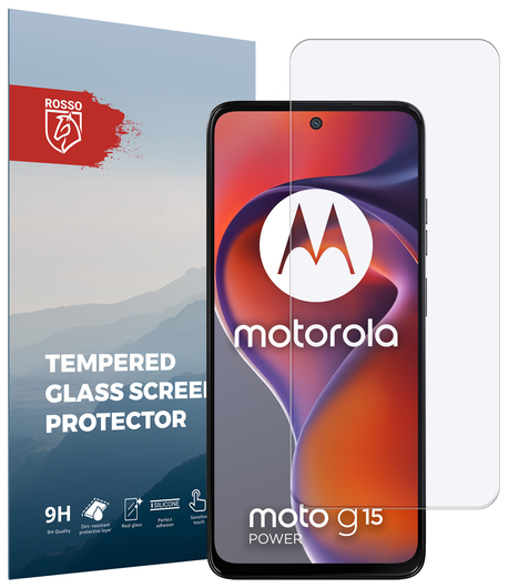 Rosso Motorola Moto G15 / G15 Power 9H Tempered Glass Screen Protector afbeelding 1
