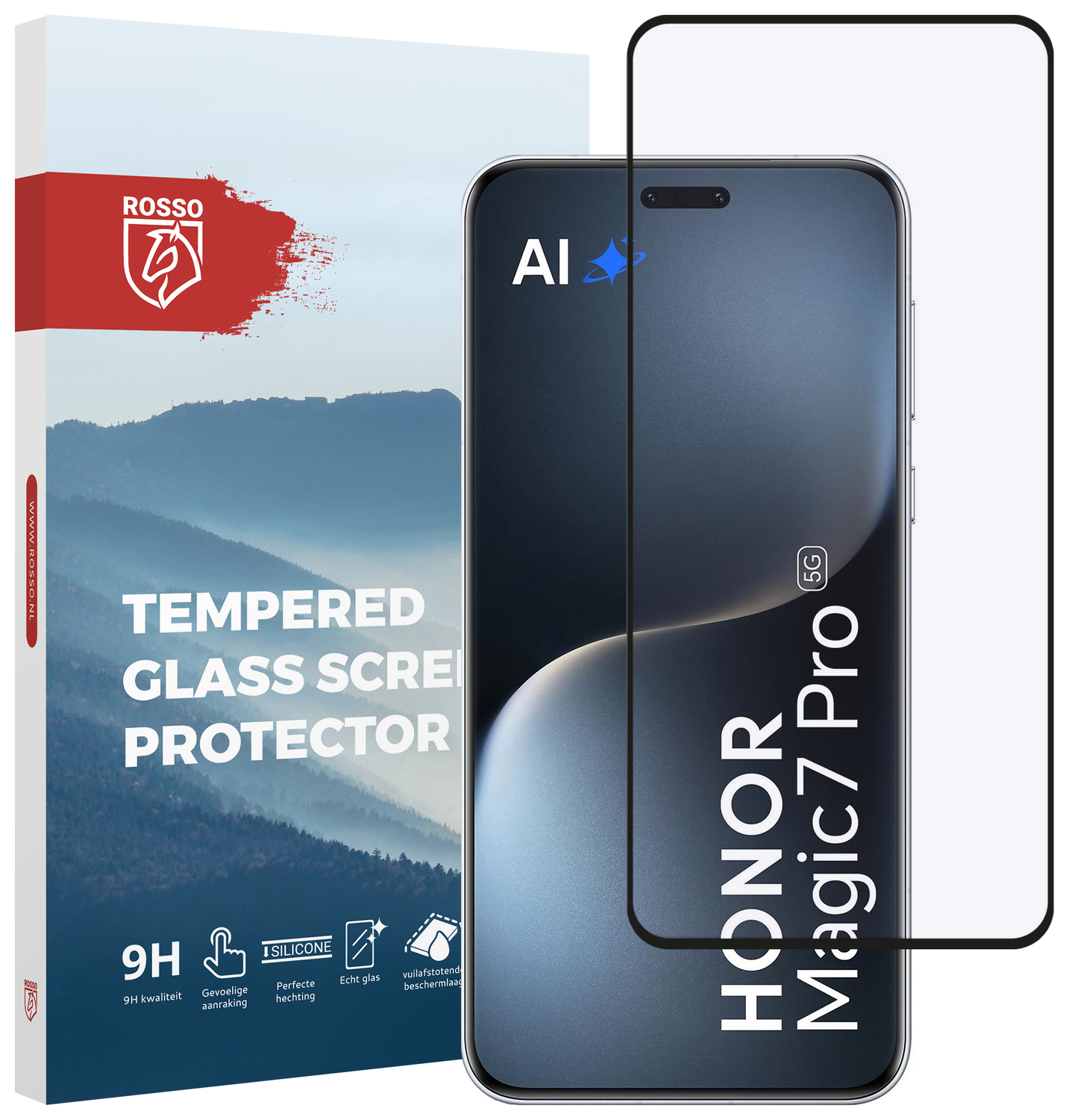 Rosso Honor Magic 7 Pro 9H Tempered Glass Screen Protector afbeelding 1