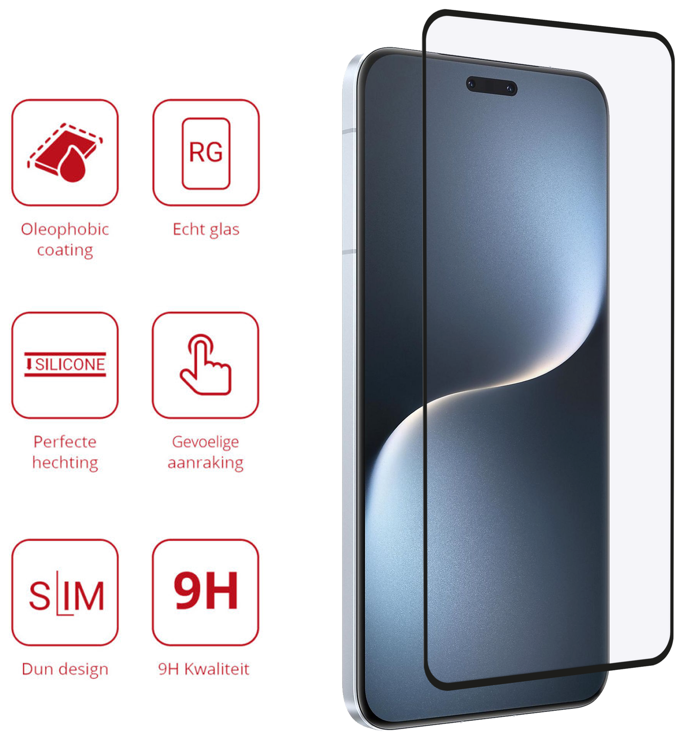 Rosso Honor Magic 7 Pro 9H Tempered Glass Screen Protector afbeelding 2