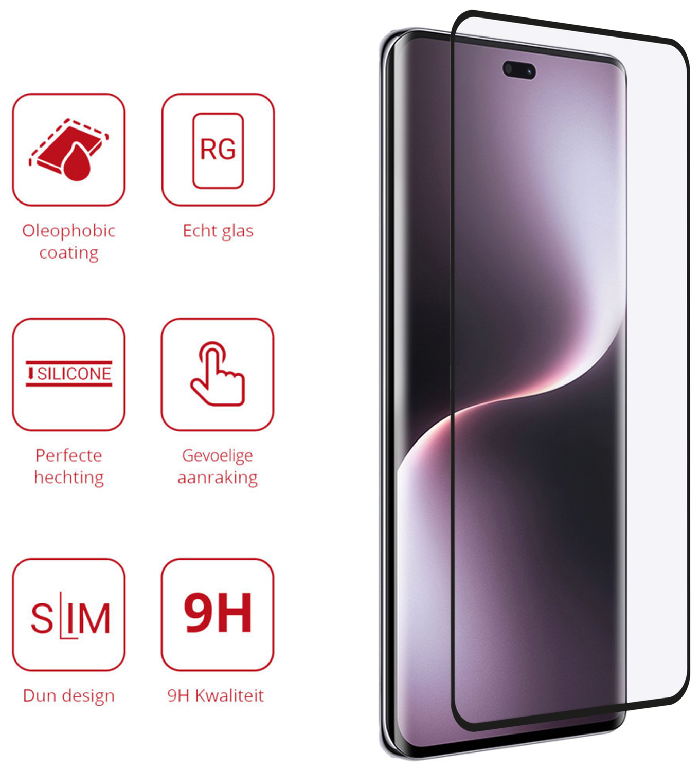 Rosso Honor Magic 7 Lite 9H Tempered Glass Screen Protector afbeelding 2