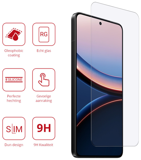 Rosso Xiaomi Poco F7 Ultra 9H Tempered Glass Screen Protector afbeelding 2