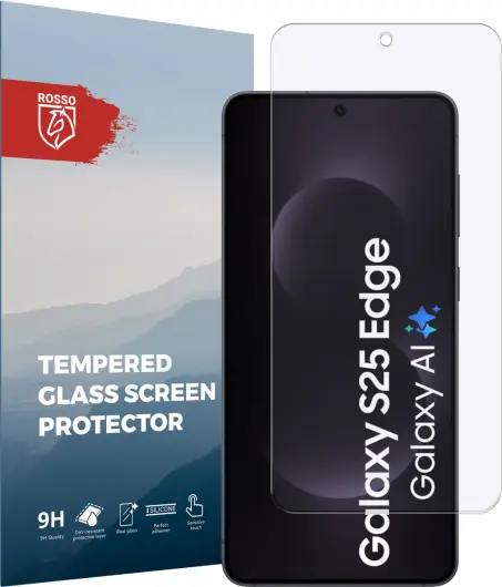 Rosso Samsung Galaxy S25 Edge 9H Tempered Glass Screen Protector afbeelding 1