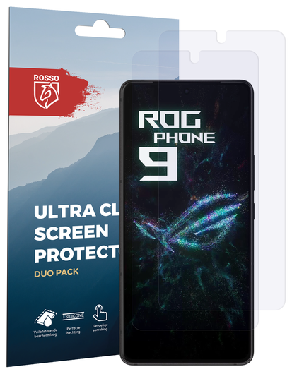 Rosso Asus ROG Phone 9 / 9 Pro Screen Protector Case Friendly Folie Duo Pack afbeelding 8