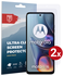 Rosso Motorola Moto E15 Screen Protector Case Friendly Folie Duo Pack afbeelding 1