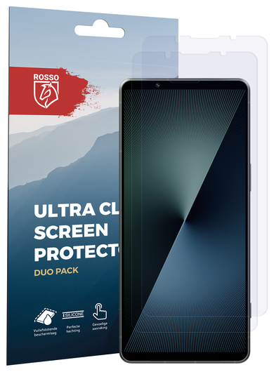 Rosso Sony Xperia 1 VII Screen Protector Case Friendly Folie Duo Pack afbeelding 8