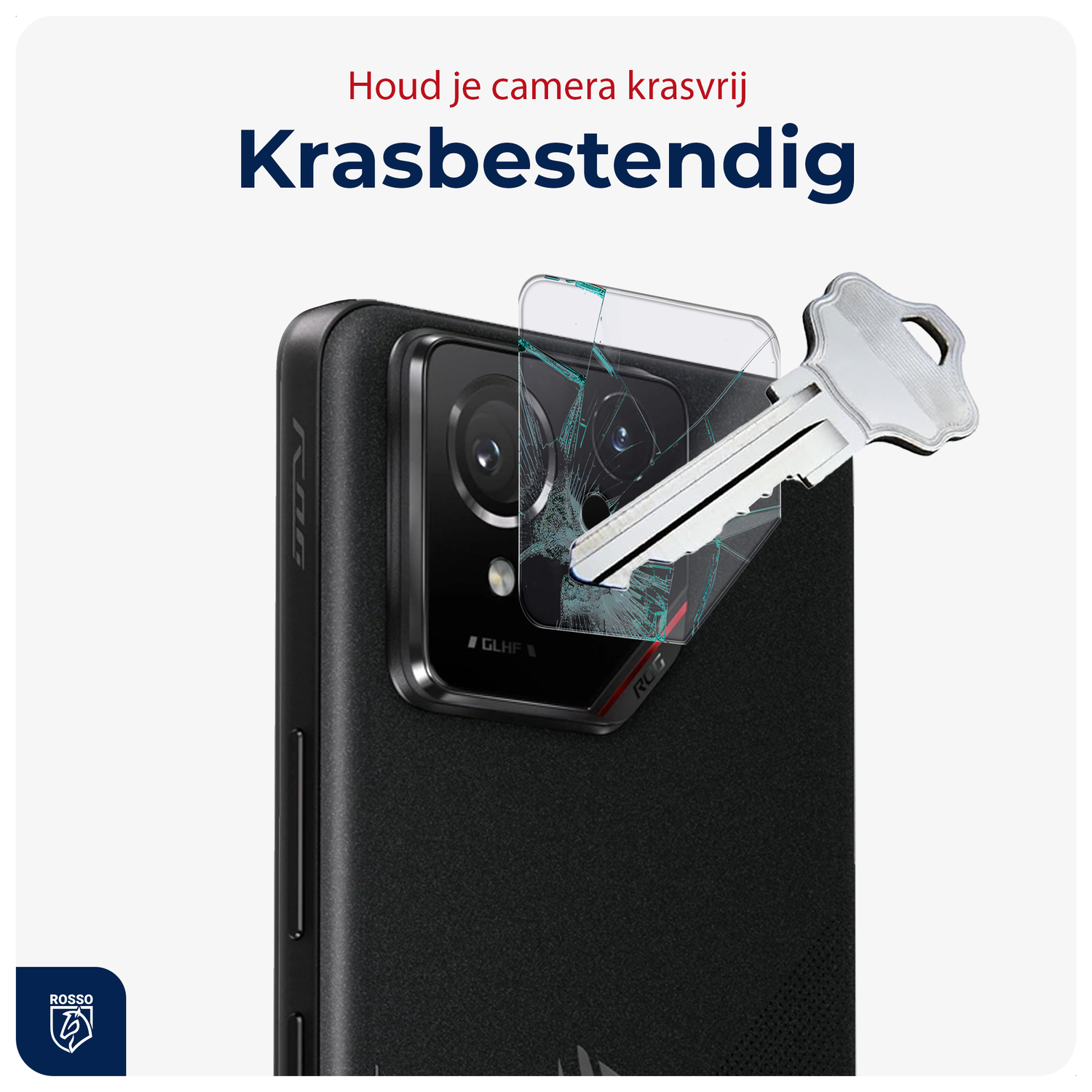 Rosso Asus ROG Phone 9 / 9 Pro Camera Lens Protector Transparant afbeelding 2