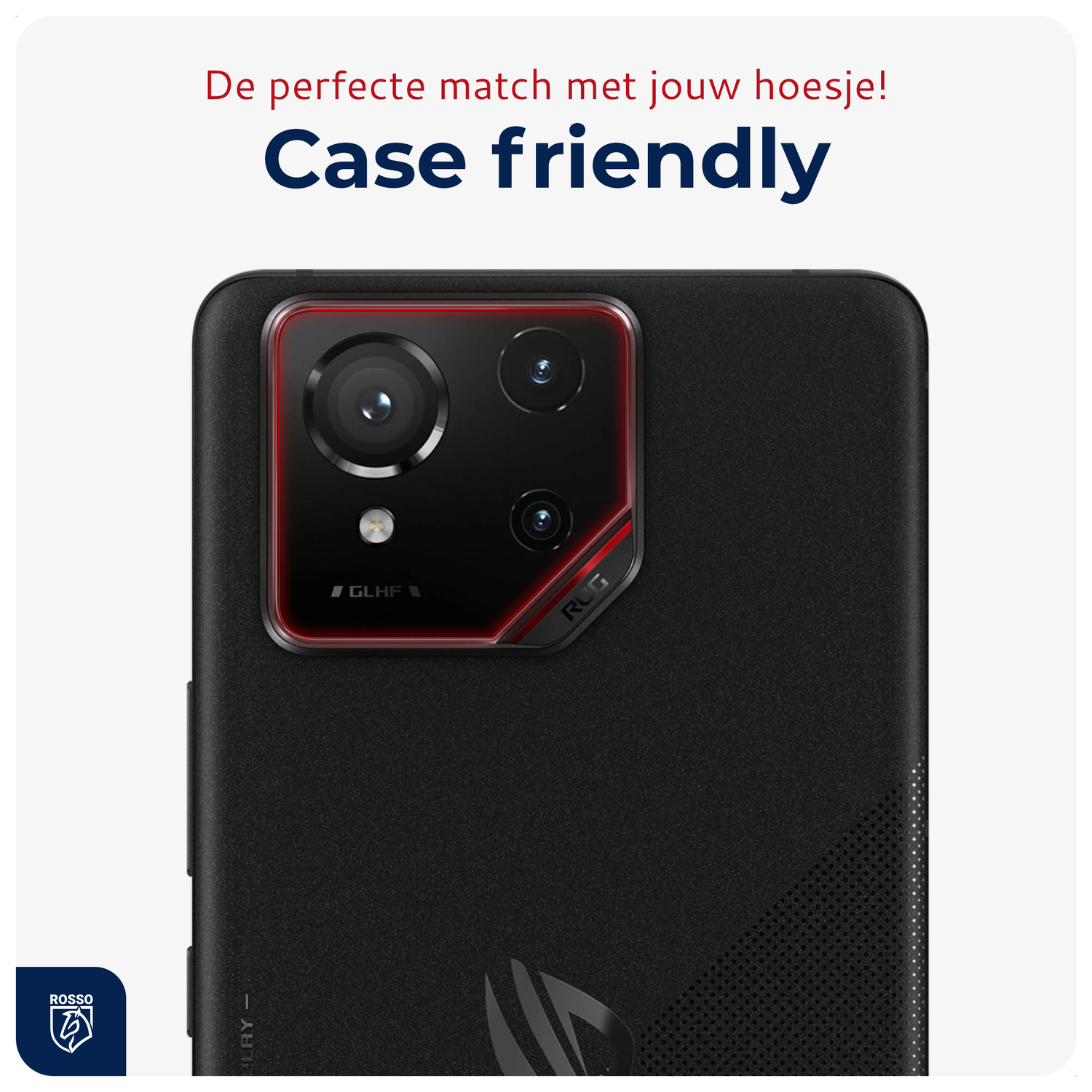 Rosso Asus ROG Phone 9 / 9 Pro Camera Lens Protector Transparant afbeelding 8