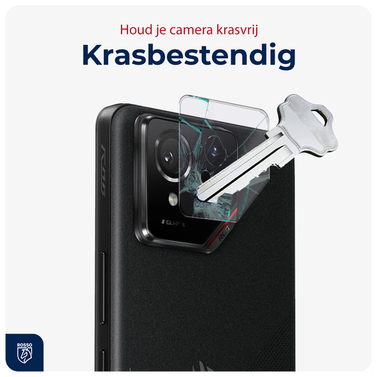 Rosso Asus ROG Phone 9 / 9 Pro Camera Lens Protector Transparant afbeelding 2