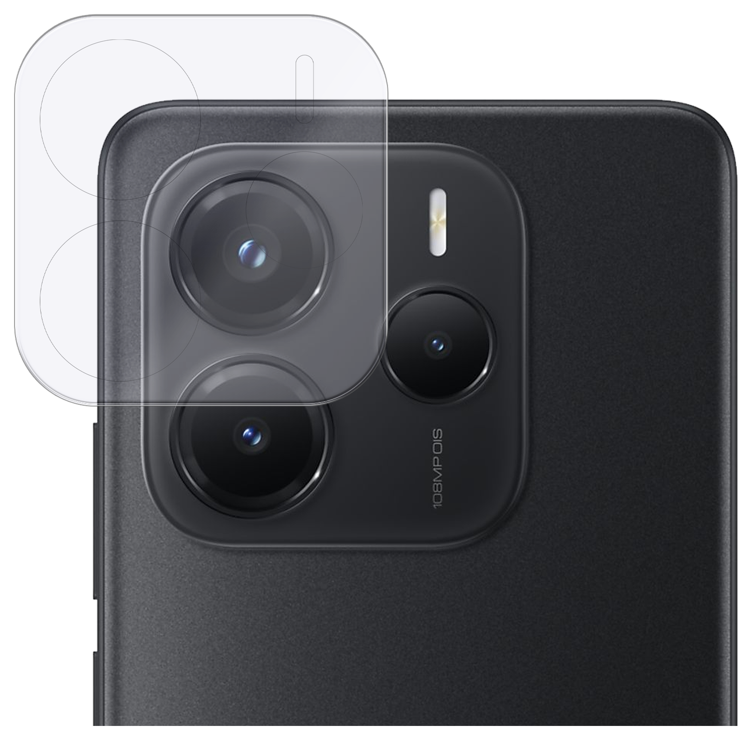 Rosso Xiaomi Redmi Note 14 5G Camera Lens Protector Transparant afbeelding 1