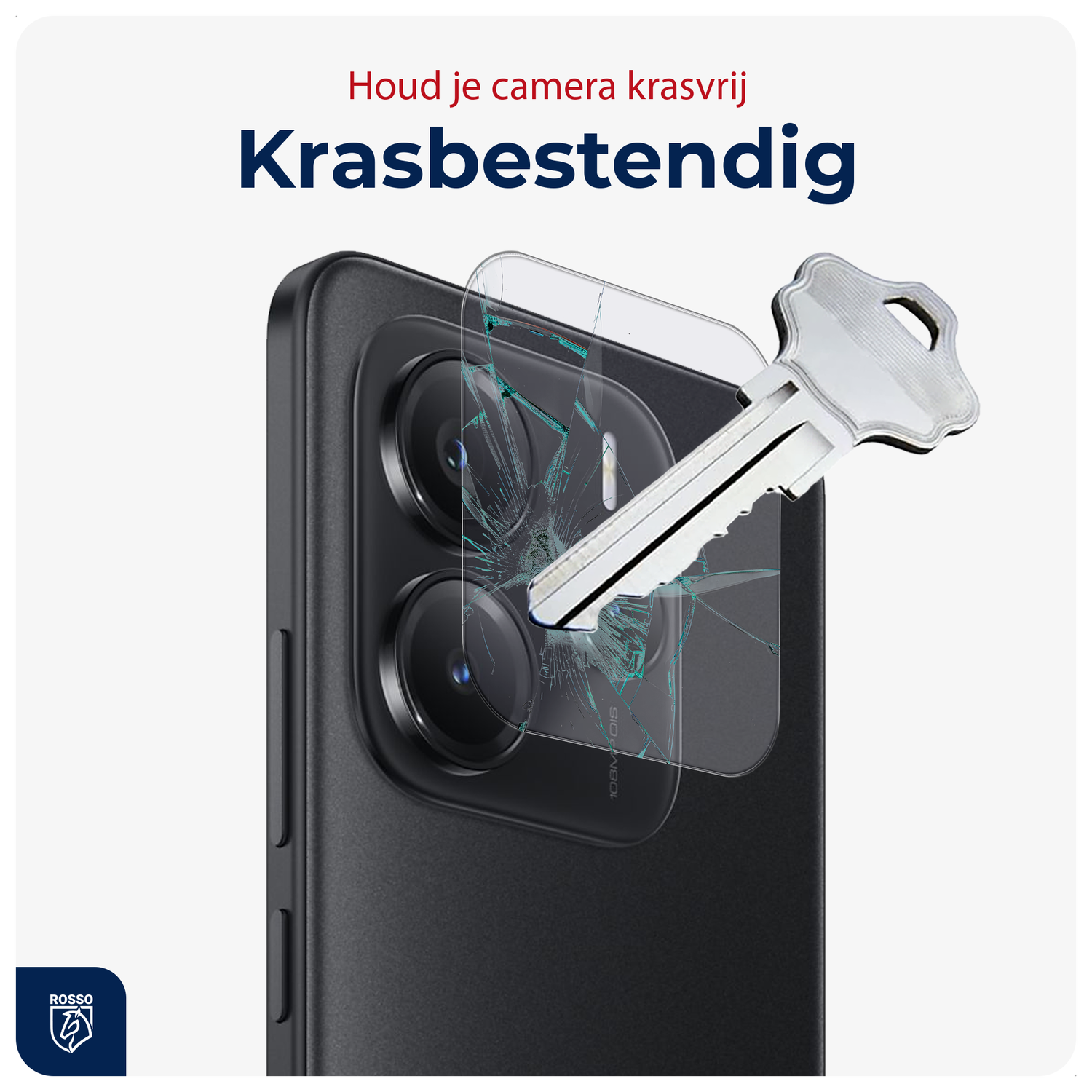 Rosso Xiaomi Redmi Note 14 5G Camera Lens Protector Transparant afbeelding 2