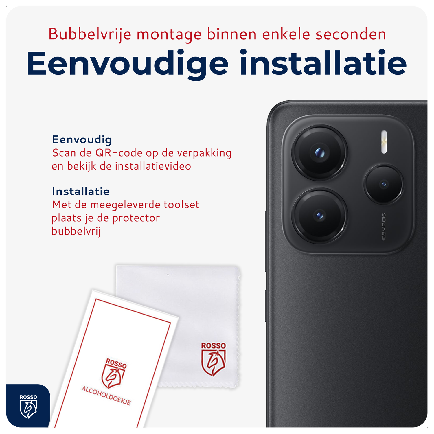 Rosso Xiaomi Redmi Note 14 5G Camera Lens Protector Transparant afbeelding 6