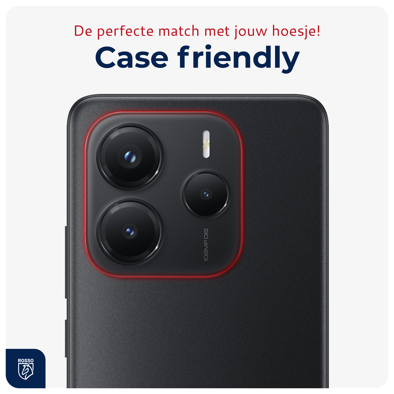 Rosso Xiaomi Redmi Note 14 5G Camera Lens Protector Transparant afbeelding 7