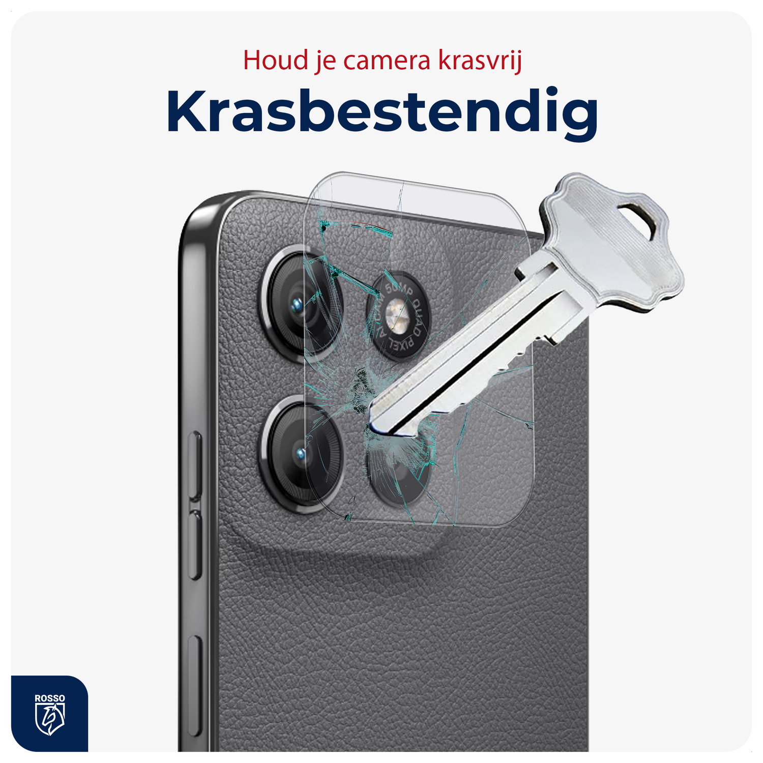 Rosso Motorola Moto G15 / G15 Power Camera Lens Protector Transparant afbeelding 2