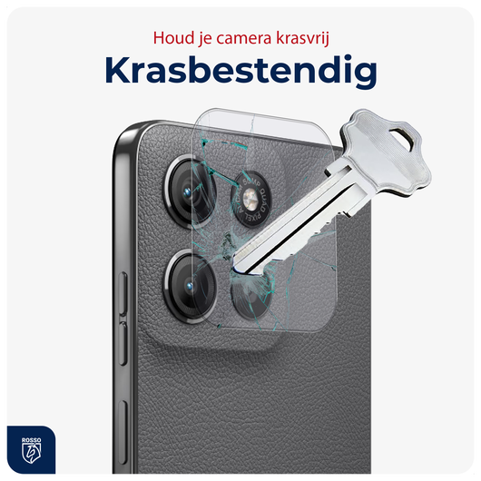 Rosso Motorola Moto G15 / G15 Power Camera Lens Protector Transparant afbeelding 2
