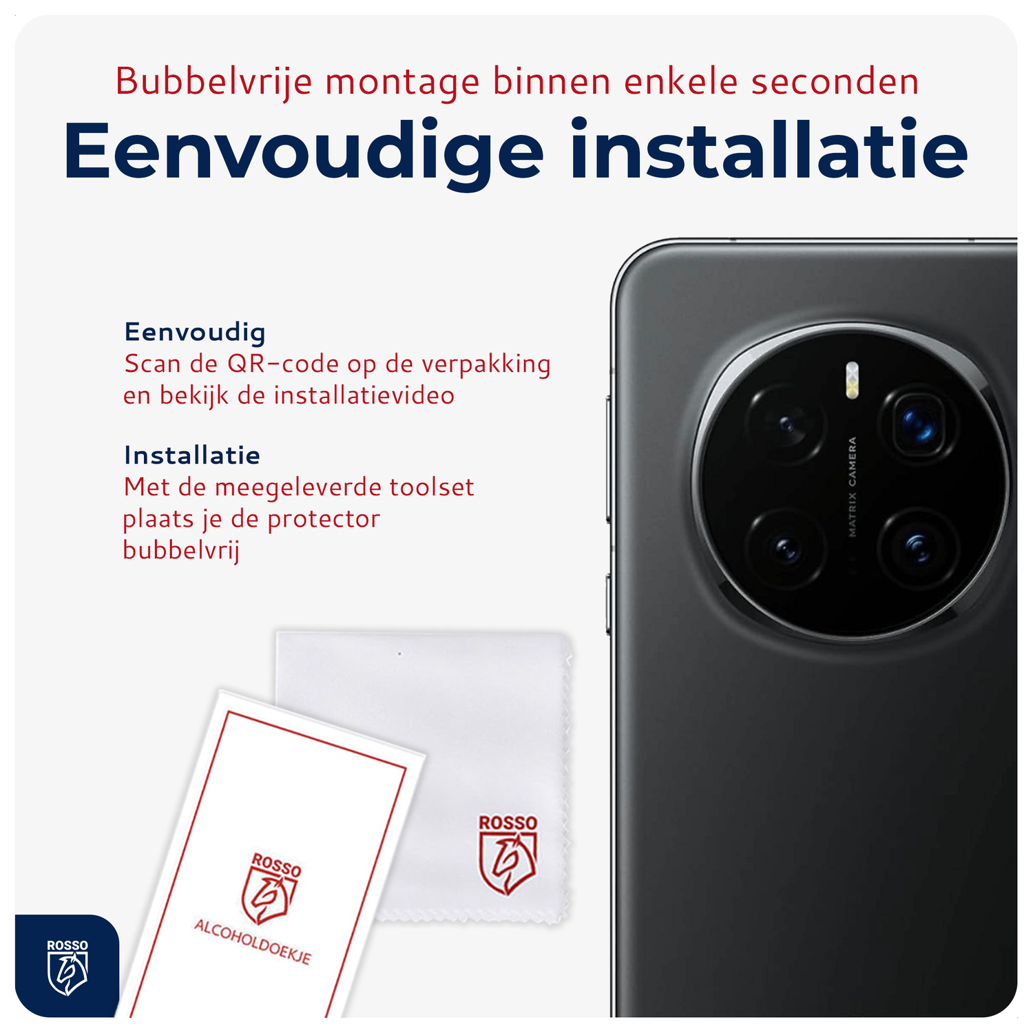 Rosso Honor Magic 7 Pro Camera Lens Protector Transparant afbeelding 7