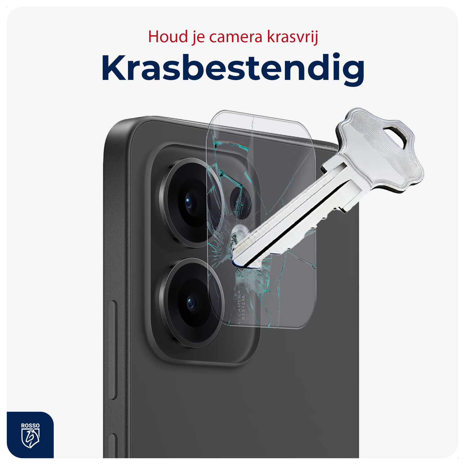 Rosso Oppo Reno 13 F Camera Lens Protector Transparant afbeelding 2