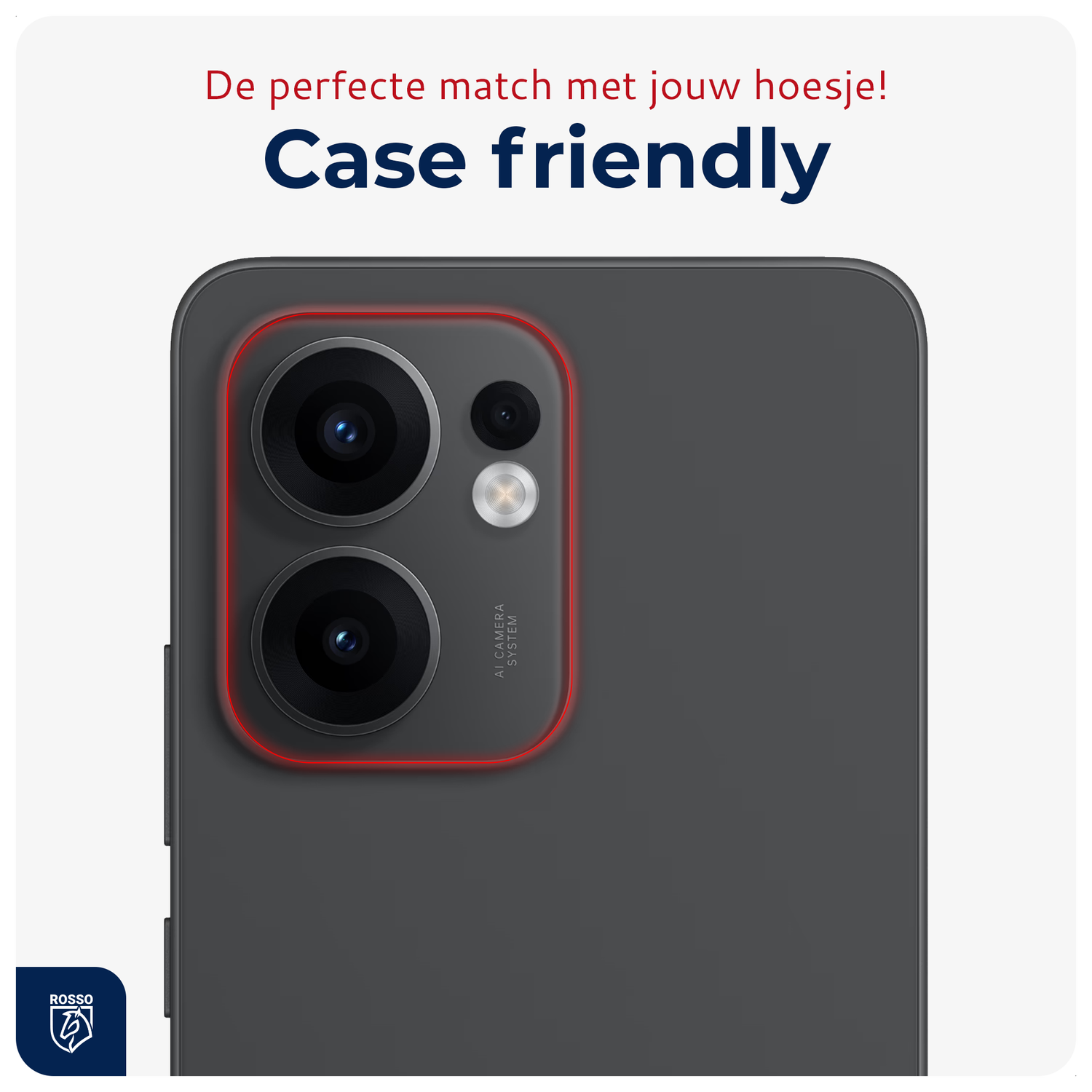 Rosso Oppo Reno 13 F Camera Lens Protector Transparant afbeelding 8