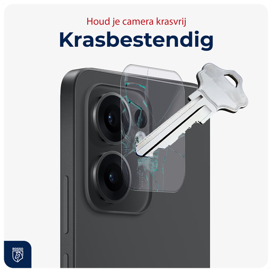 Rosso Oppo Reno 13 F Camera Lens Protector Transparant afbeelding 2