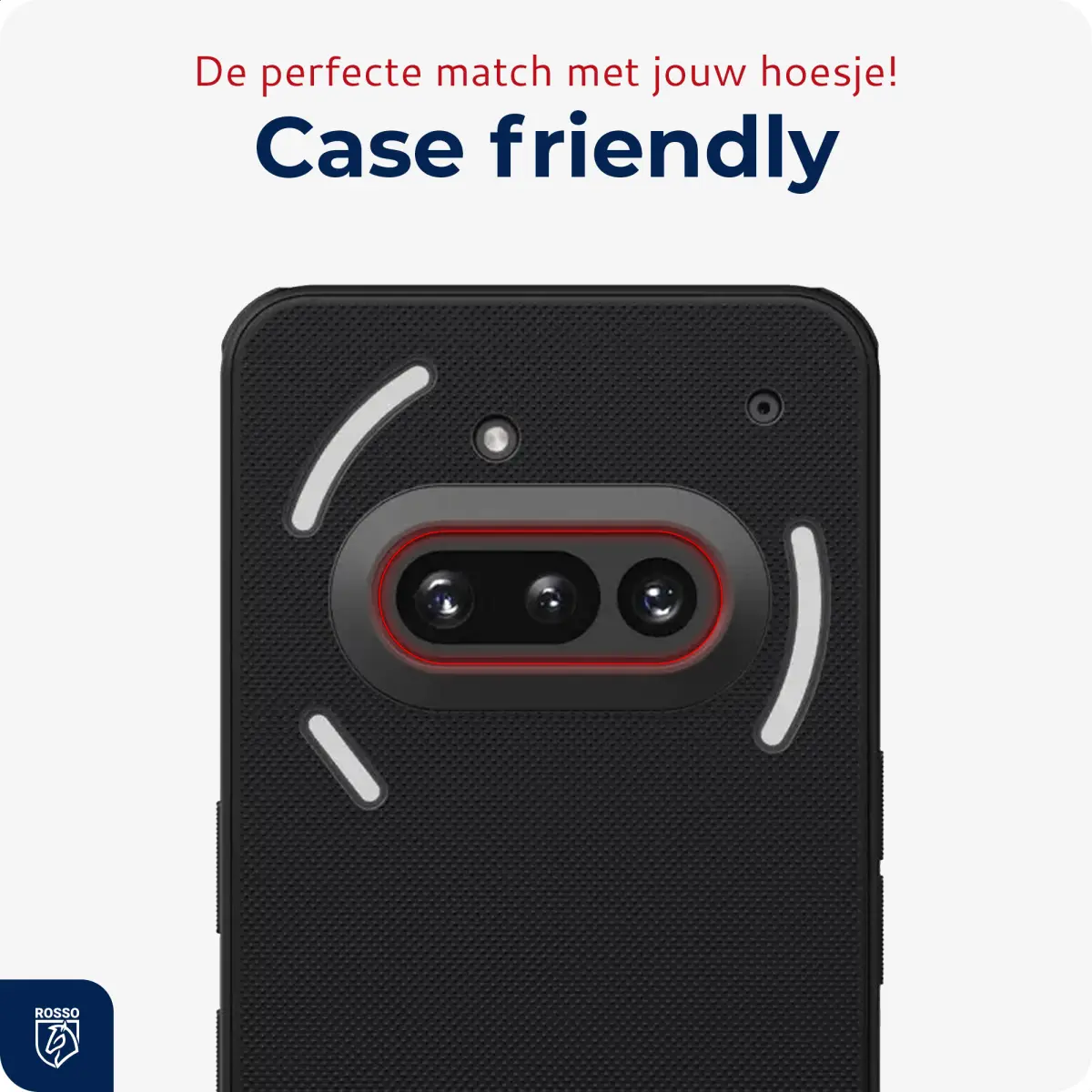Rosso Nothing Phone (3a) Camera Lens Protector Transparant afbeelding 4