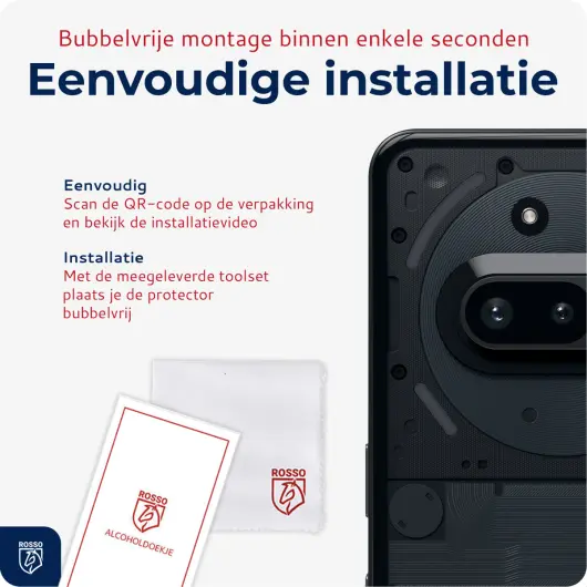 Rosso Nothing Phone (3a) Camera Lens Protector Transparant afbeelding 6