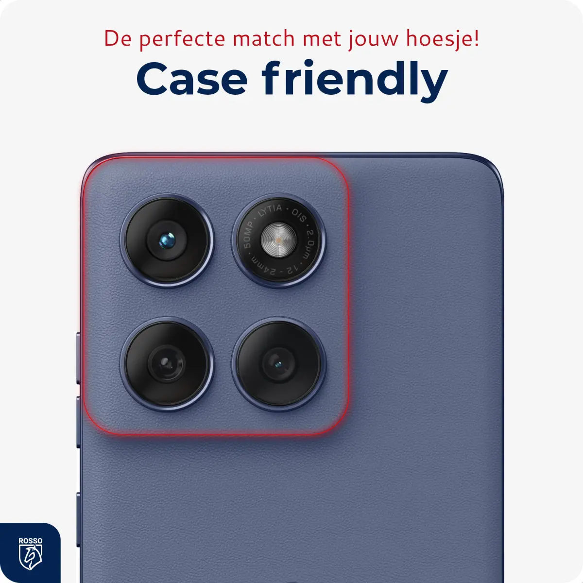 Rosso Motorola Edge 60 Fusion Camera Lens Protector Transparant afbeelding 6
