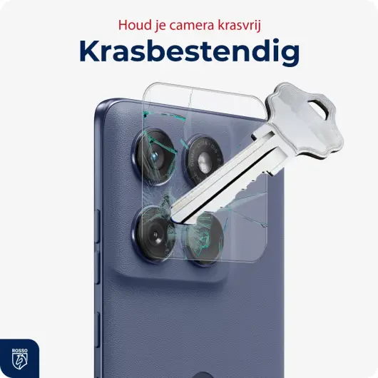 Rosso Motorola Edge 60 Fusion Camera Lens Protector Transparant afbeelding 2