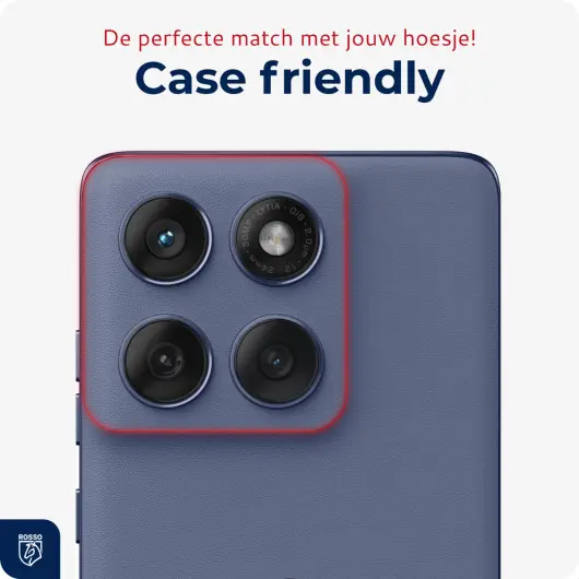 Rosso Motorola Edge 60 Fusion Camera Lens Protector Transparant afbeelding 6