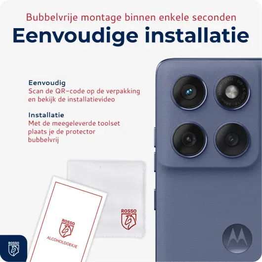 Rosso Motorola Edge 60 Fusion Camera Lens Protector Transparant afbeelding 7