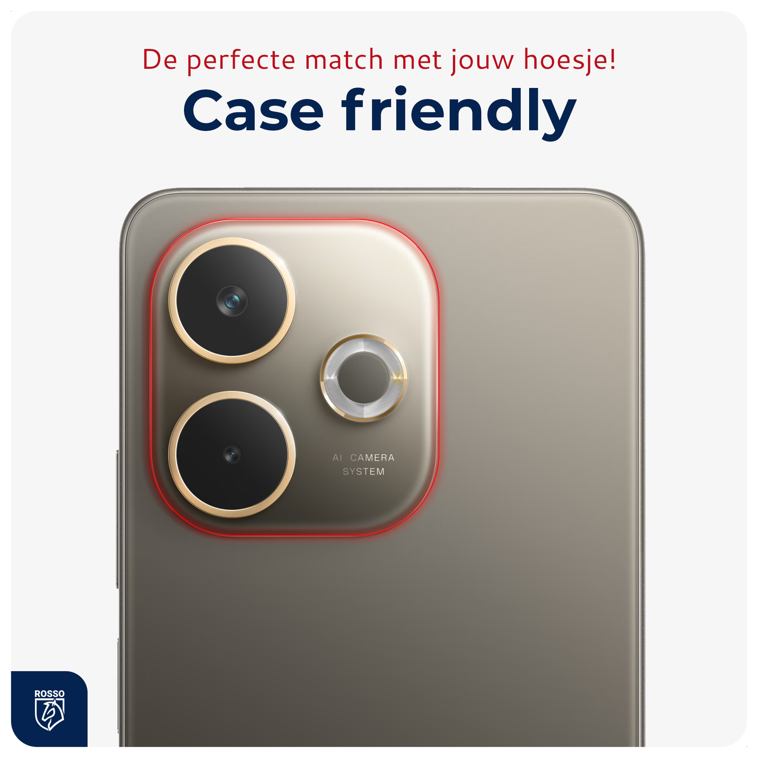 Rosso Oppo A5 Pro Camera Lens Protector Transparant afbeelding 7