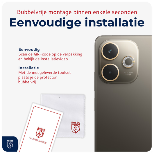 Rosso Oppo A5 Pro Camera Lens Protector Transparant afbeelding 6
