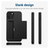 Samsung Galaxy A16 Hoesje met Slider Kaarthouder Back Cover Zwart afbeelding 5